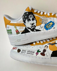 Dunder Mifflin The Office  Nike Air Force 1 custom sneakers India