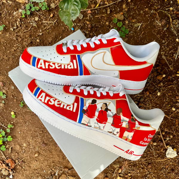 Gunners Glory Arsenal Sports Nike Air Force 1 custom sneakers India