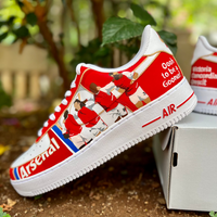 Gunners Glory Arsenal Sports Nike Air Force 1 custom sneakers India