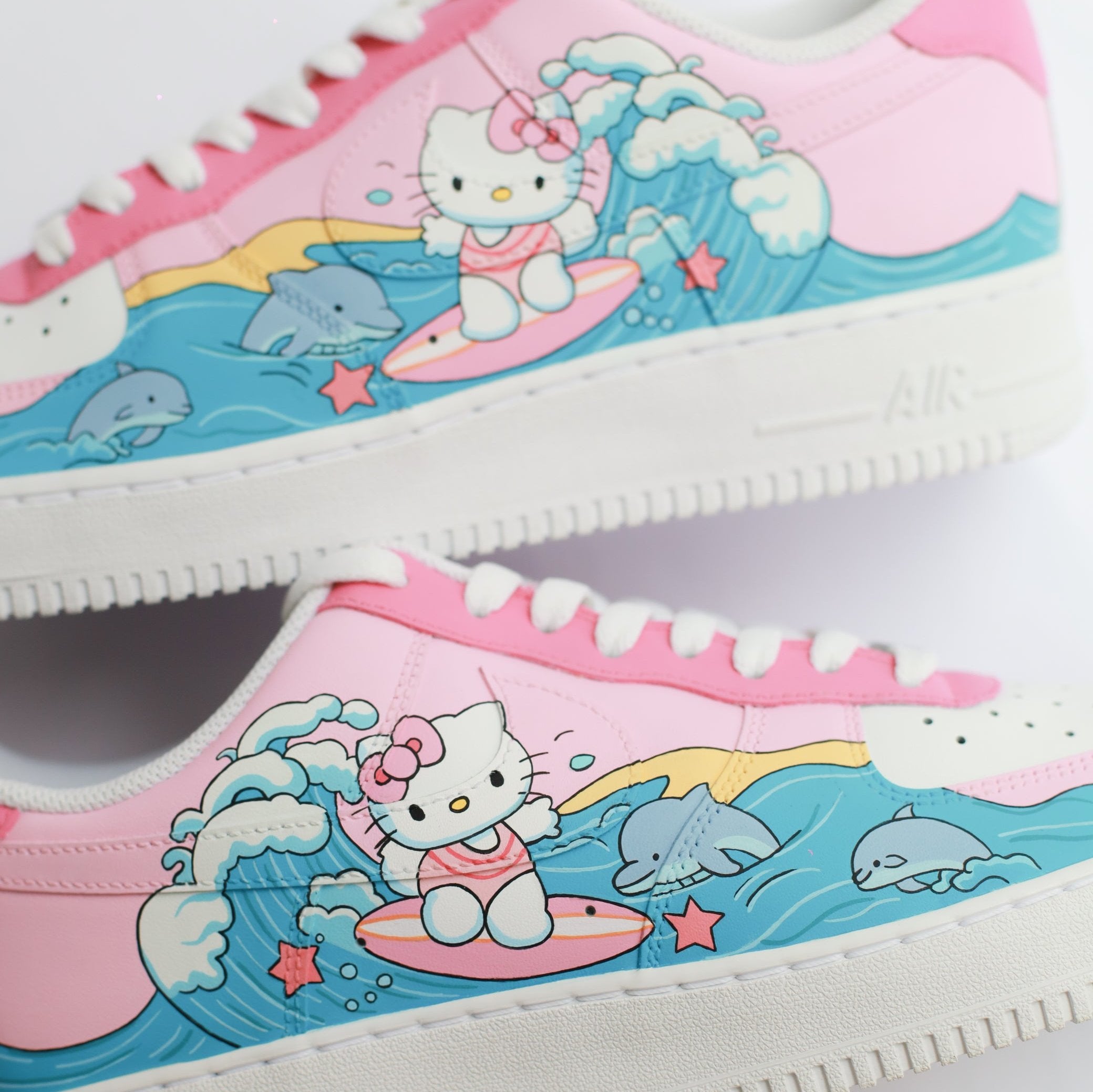 Hello Kitty Nike Air Force 1 custom sneakers India