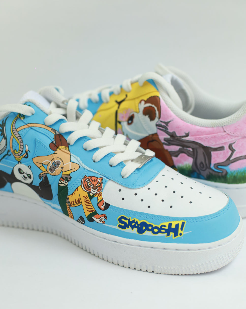 Kung Fu Panda Nike Air Force 1 custom sneakers India