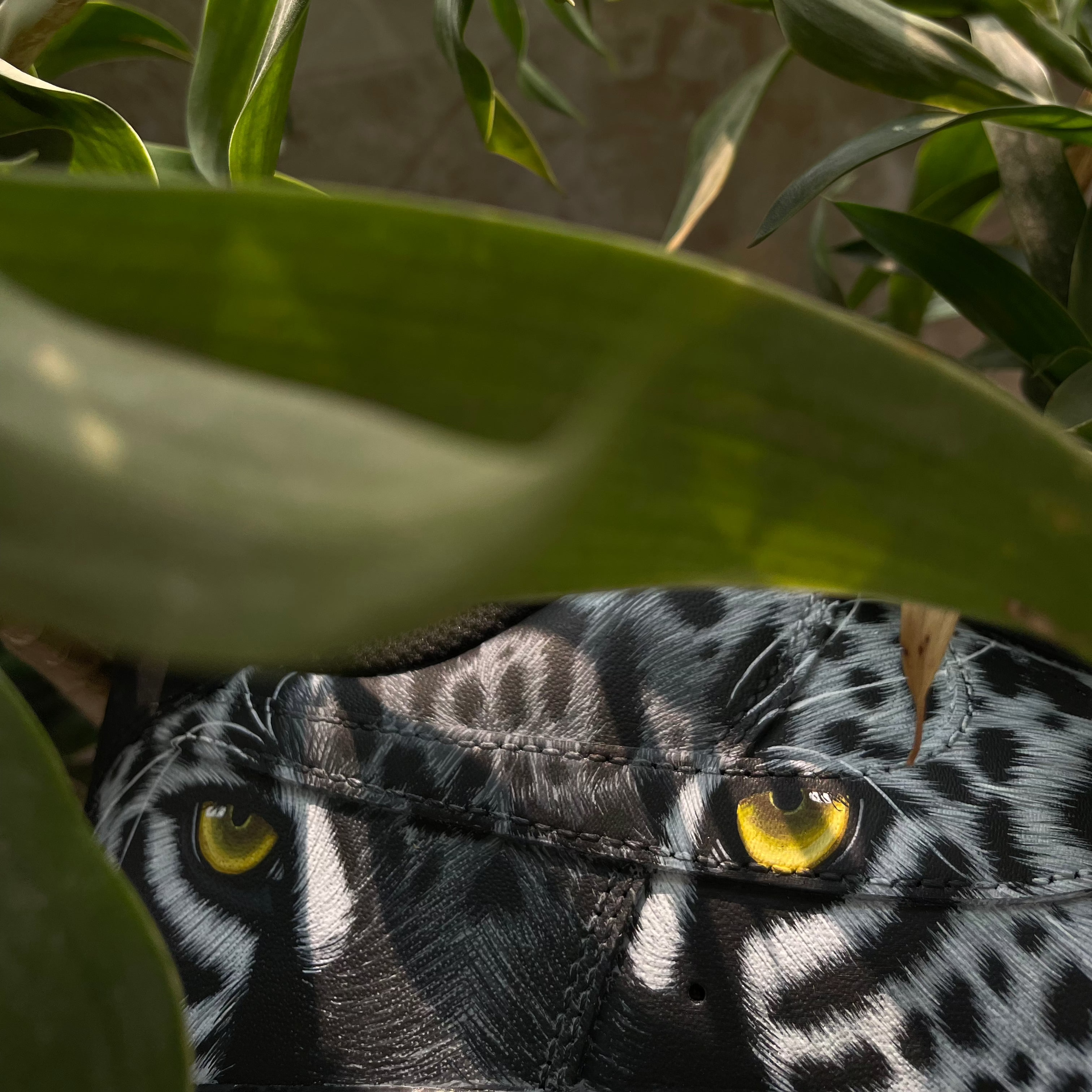 Leopard wildlife safari Nike Air Force 1 custom sneakers