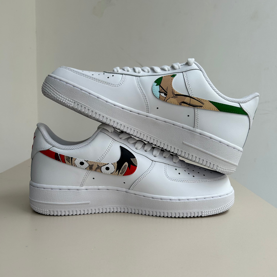 Luffy Zoro One Piece Anime Nike Air Force 1 custom sneakers India