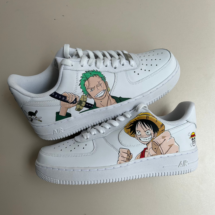 Luffy Zoro One Piece Anime Nike Air Force 1 custom sneakers India