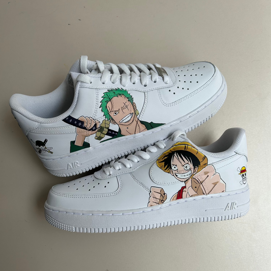 Luffy Zoro One Piece Anime Nike Air Force 1 custom sneakers India