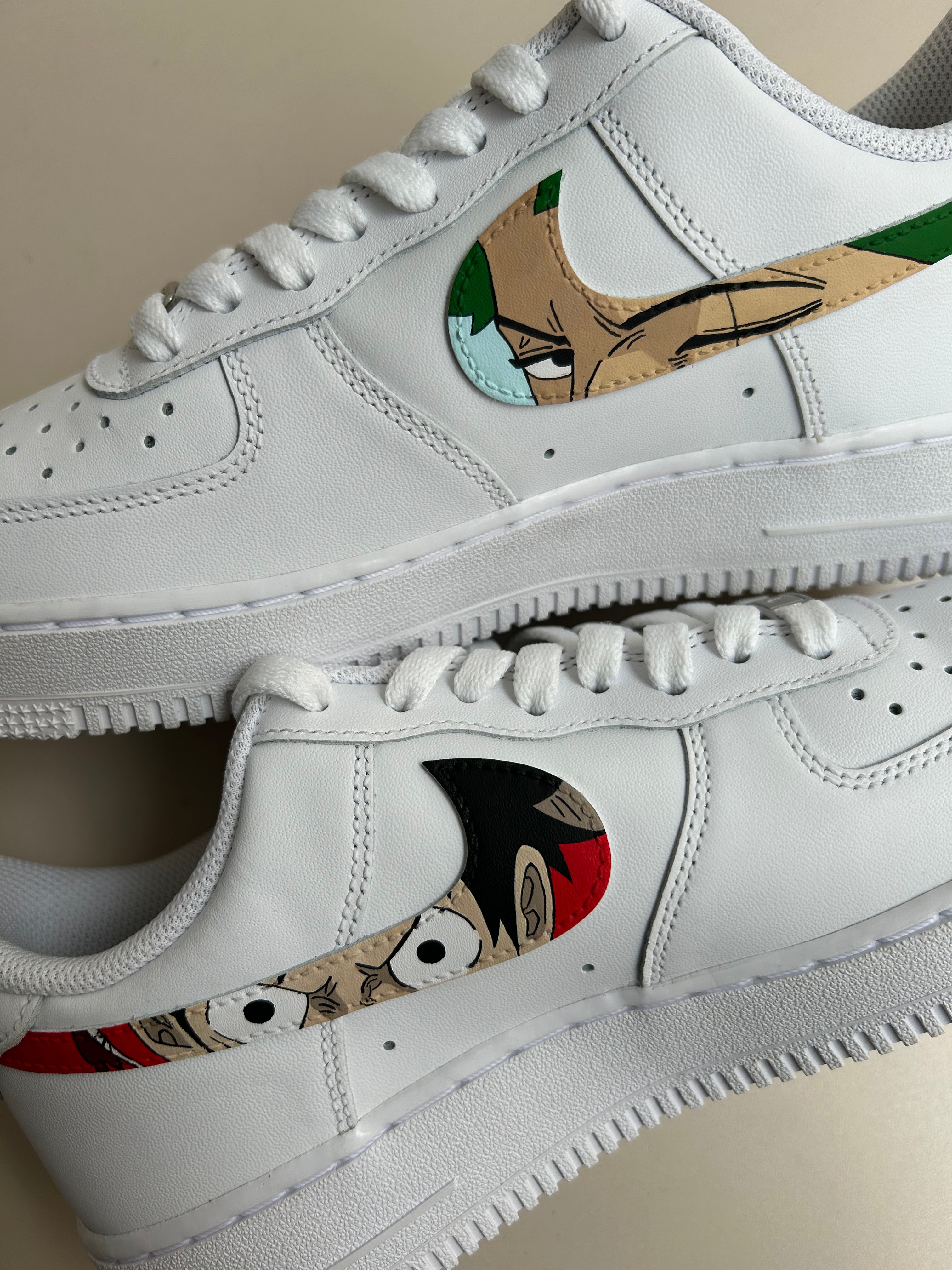 Luffy Zoro One Piece Anime Nike Air Force 1 custom sneakers India