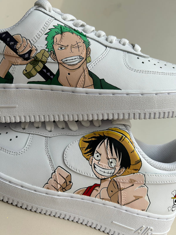 Luffy Zoro One Piece Anime Nike Air Force 1 custom sneakers India