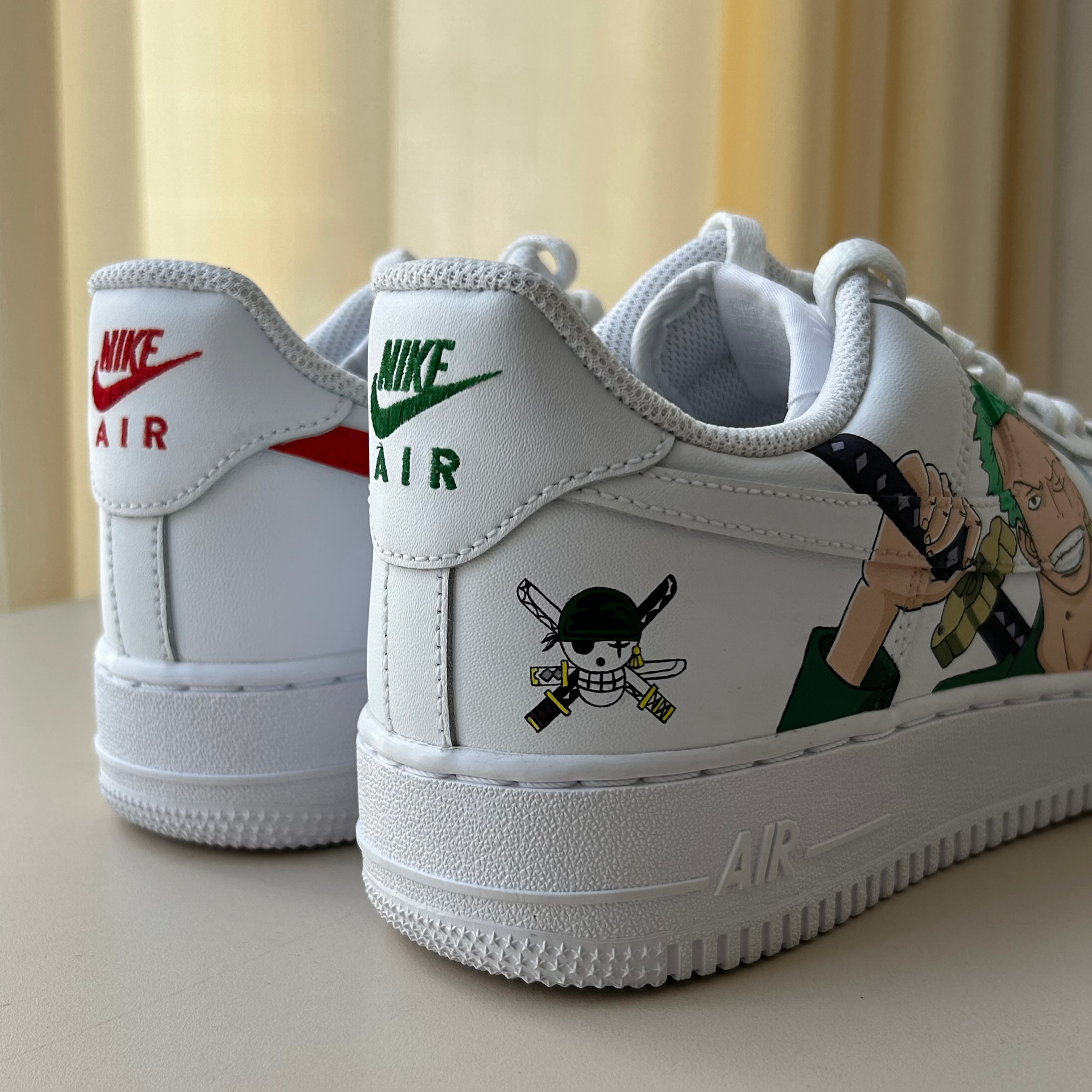 Luffy Zoro One Piece Anime Nike Air Force 1 custom sneakers India