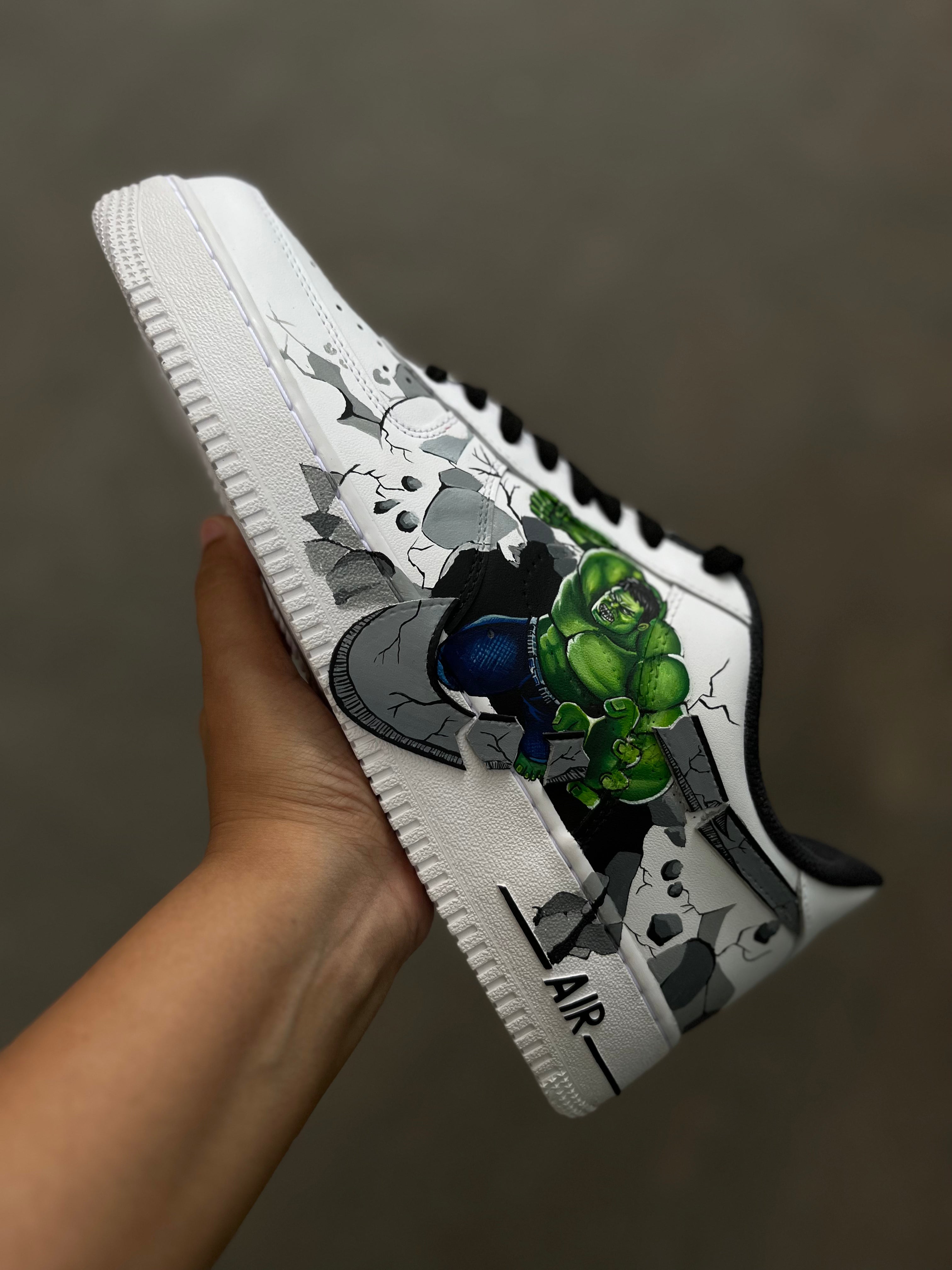 Marvel Hulk Nike Air Force 1 custom sneakers India