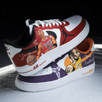 NBA Legends Kobe Bryant Micheal Jordan  Nike Air Force 1 custom sneakers India