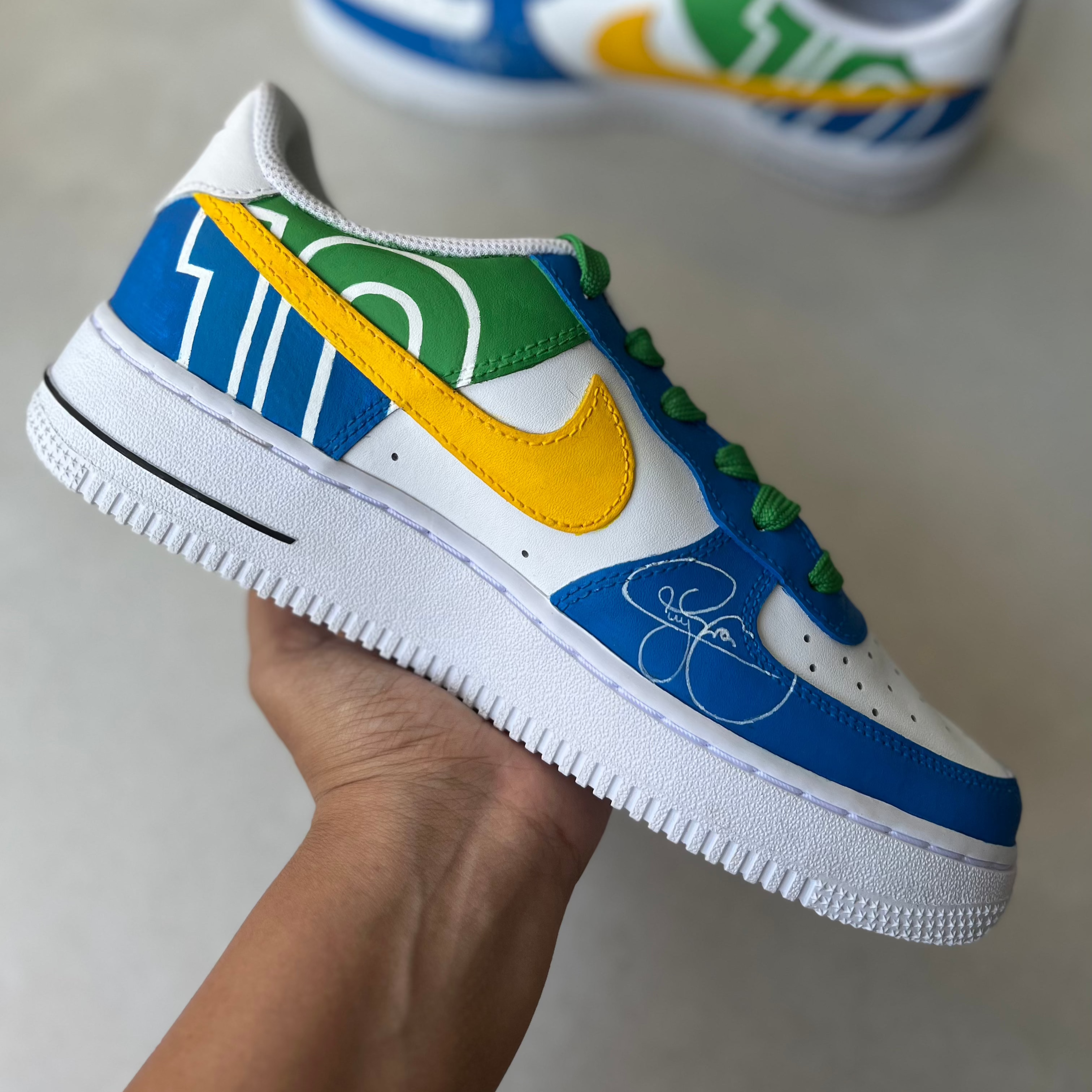 Neymar Brazil Football Nike Air Force 1 custom sneakers India