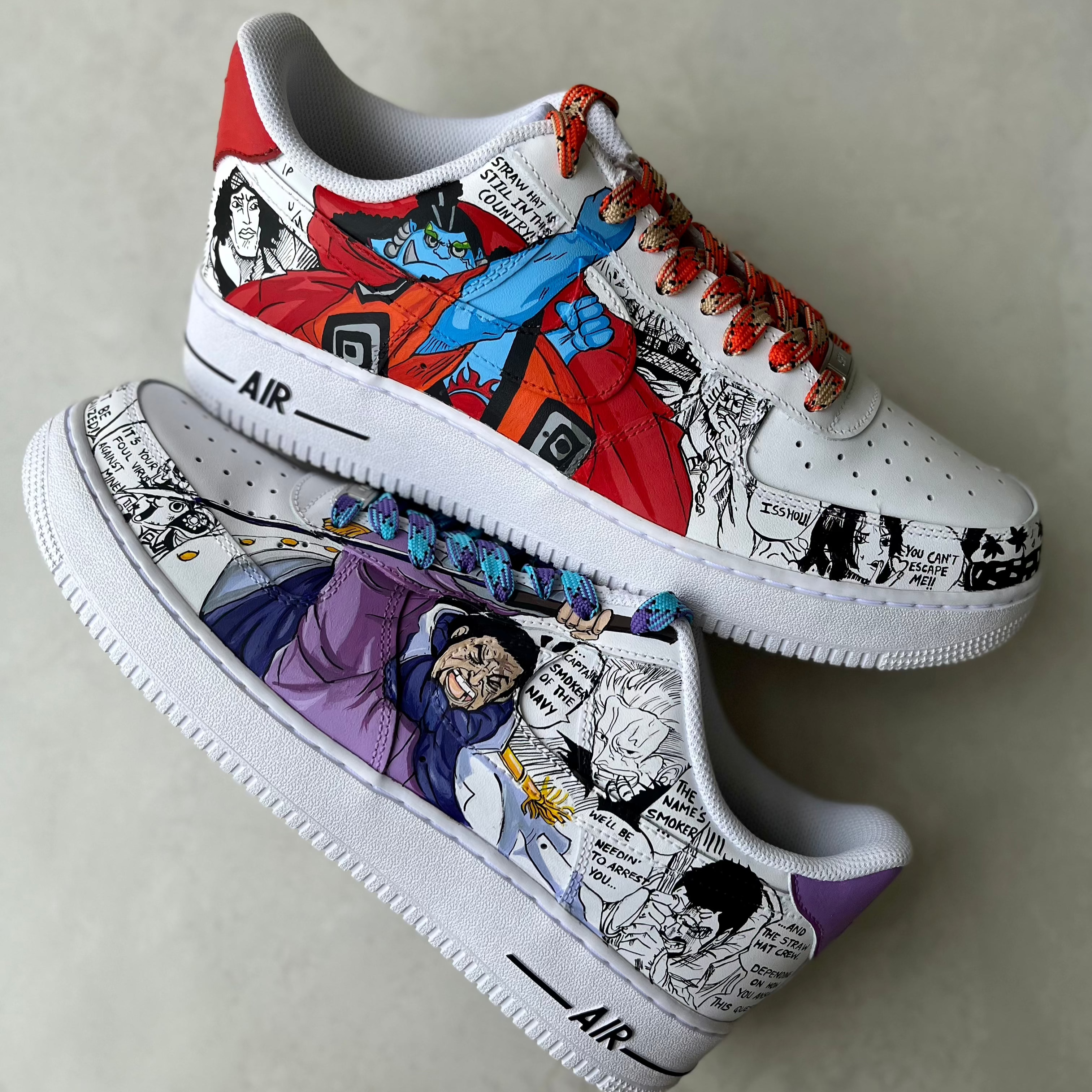 One Piece Integrals Nike Air Force 1 custom sneakers India