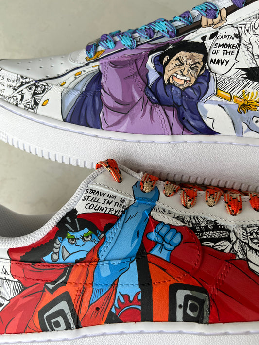 One Piece Integrals Nike Air Force 1 custom sneakers India