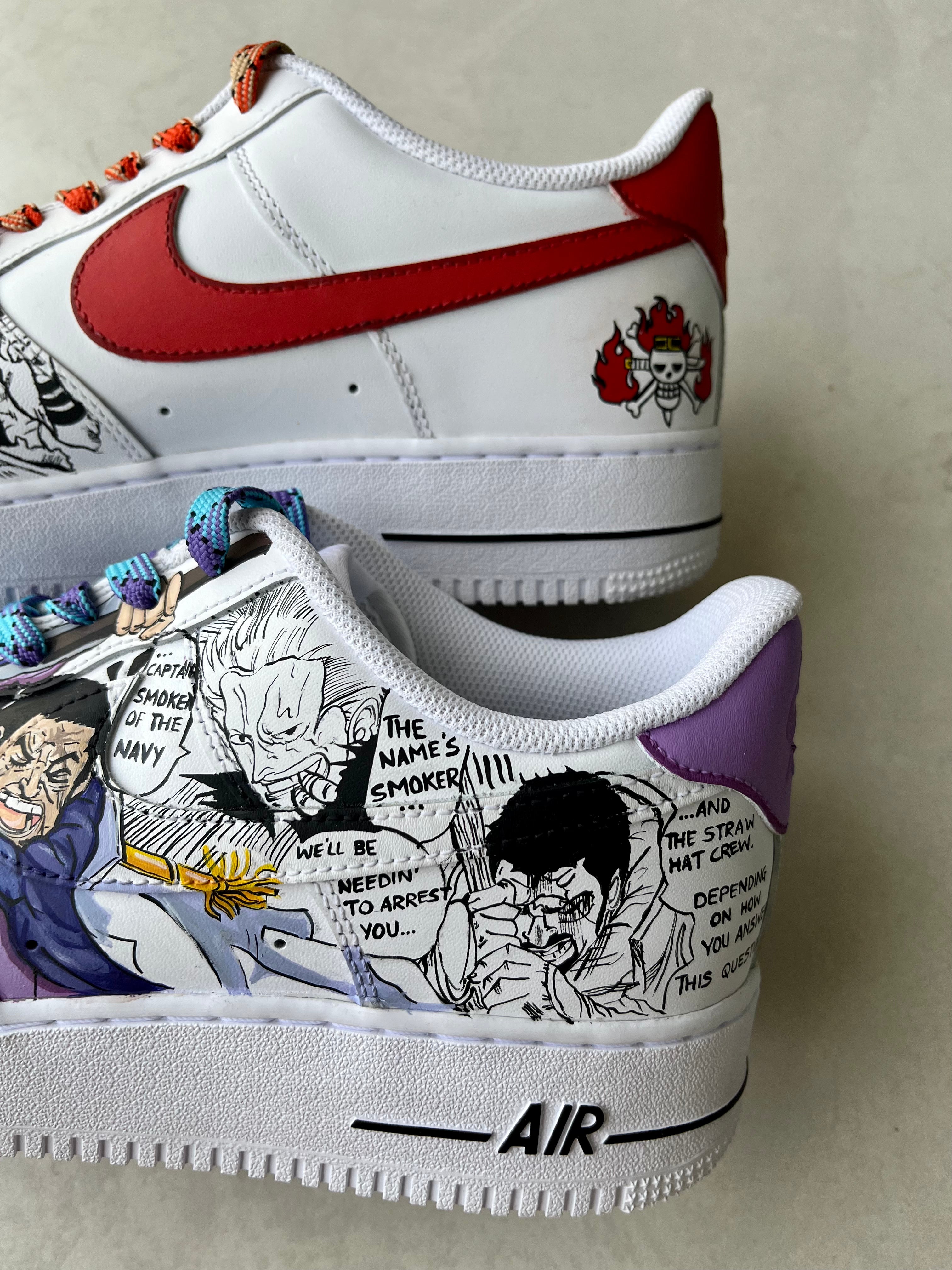 One Piece Integrals Nike Air Force 1 custom sneakers India