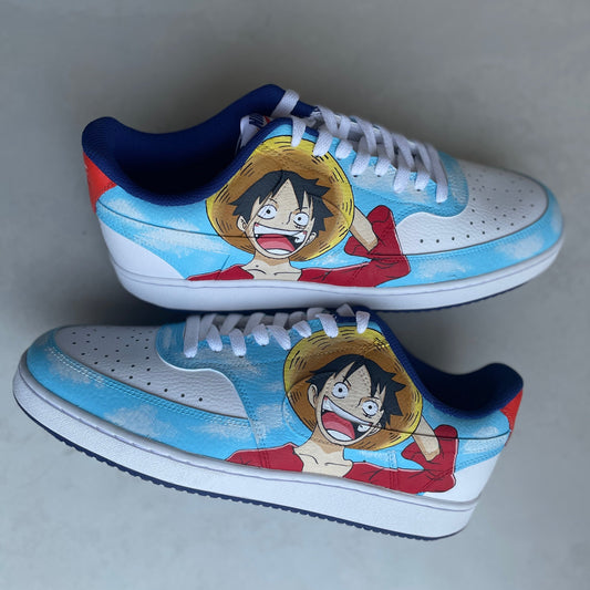 One Piece Luffy Nike Court Vision custom sneakers India