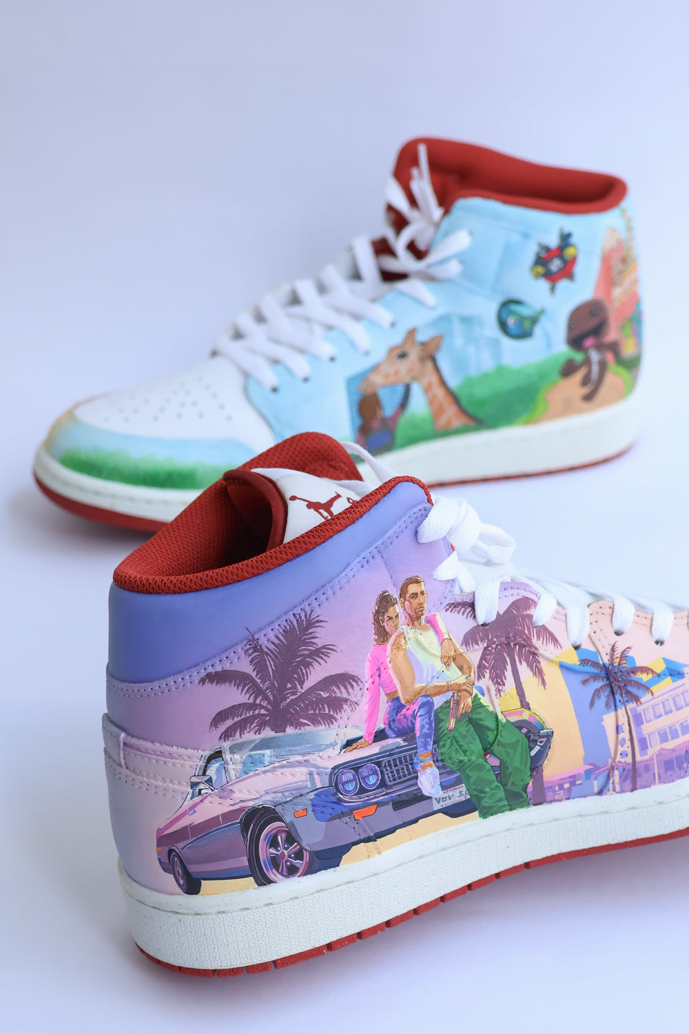 PlayStation Horizon, Hogwarts Legacy, GTA, Prince of Persia, Last of Us, Big Little Planet and Uncharted Nike Air Jordan 1 Mids custom sneakers India