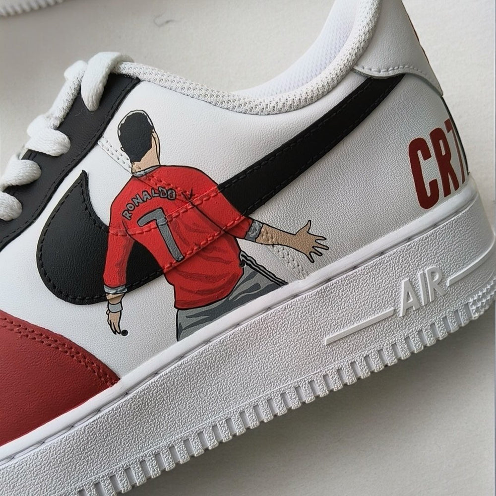 Ronaldo Manchester United Sports Nike Air Force 1 custom sneakers India