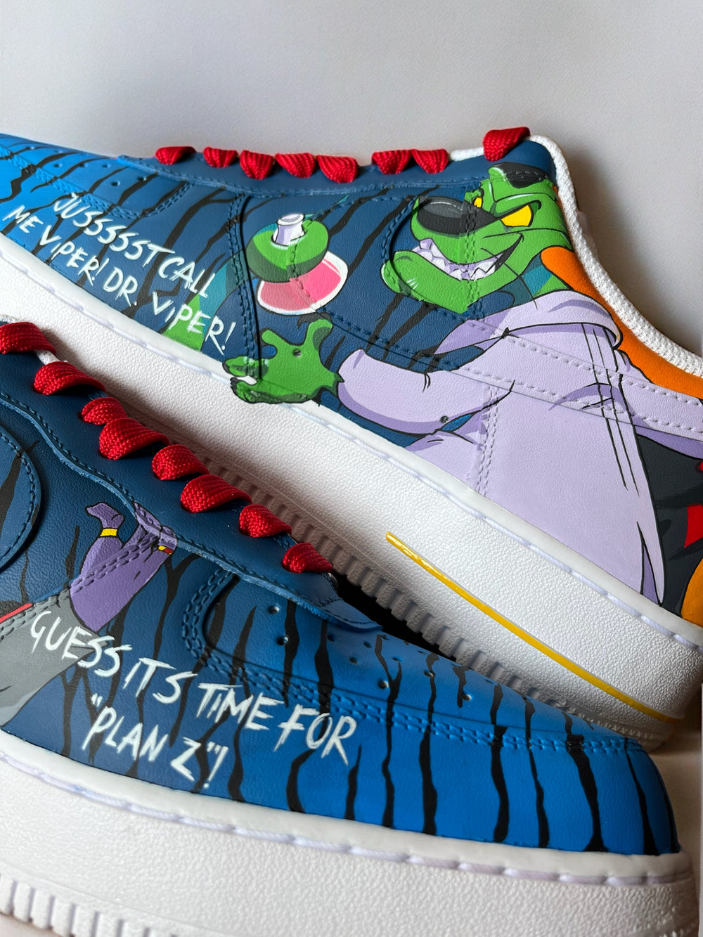 SWAT Kats Cartoon Razor T-bone Nike Air Force 1 custom sneakers India