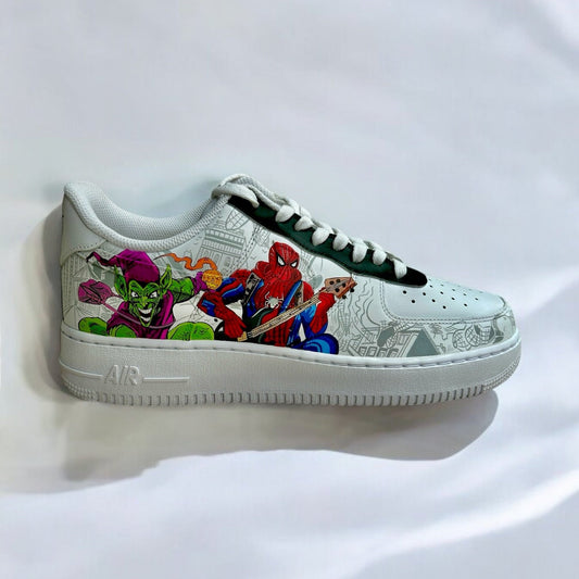 Spiderman Goblin Nike Air Force 1 Custom Sneakers India