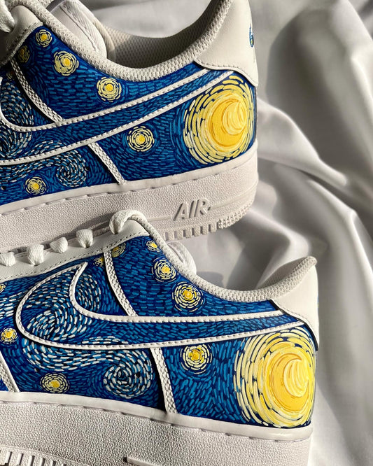 Starry Night Van Gogh  Nike Air Force 1 custom sneakers India