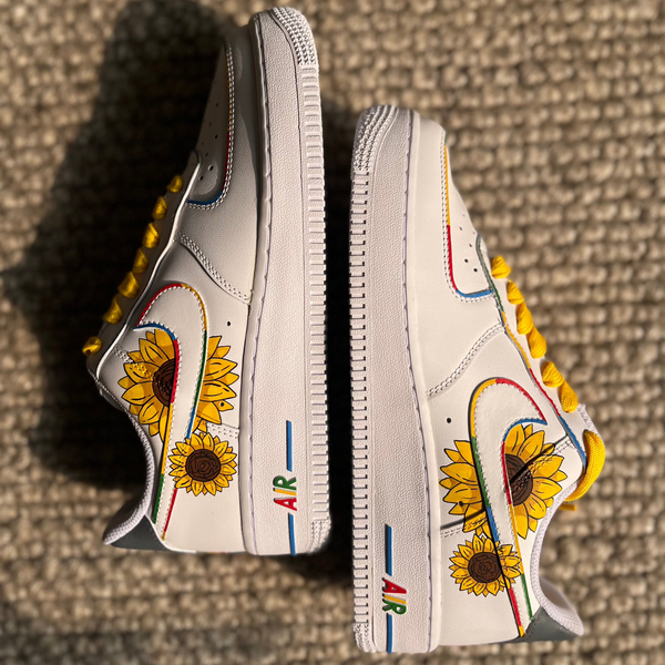 Sunflower Nike Air Force 1 custom sneakers India