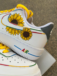 Sunflower Nike Air Force 1 custom sneakers India