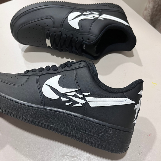Swoosh Smash Nike Air Force 1 custom sneakers India