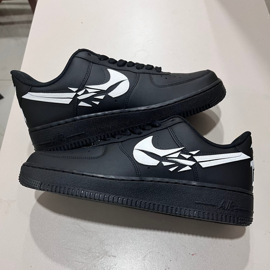 Swoosh Smash Nike Air Force 1 custom sneakers India