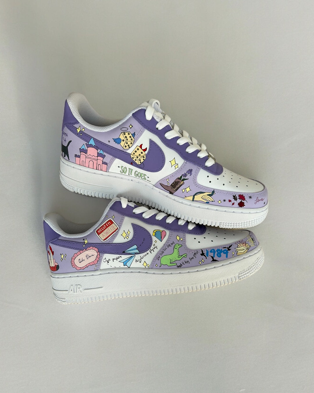 Taylor Swift  Nike Air Force 1 custom sneakers India
