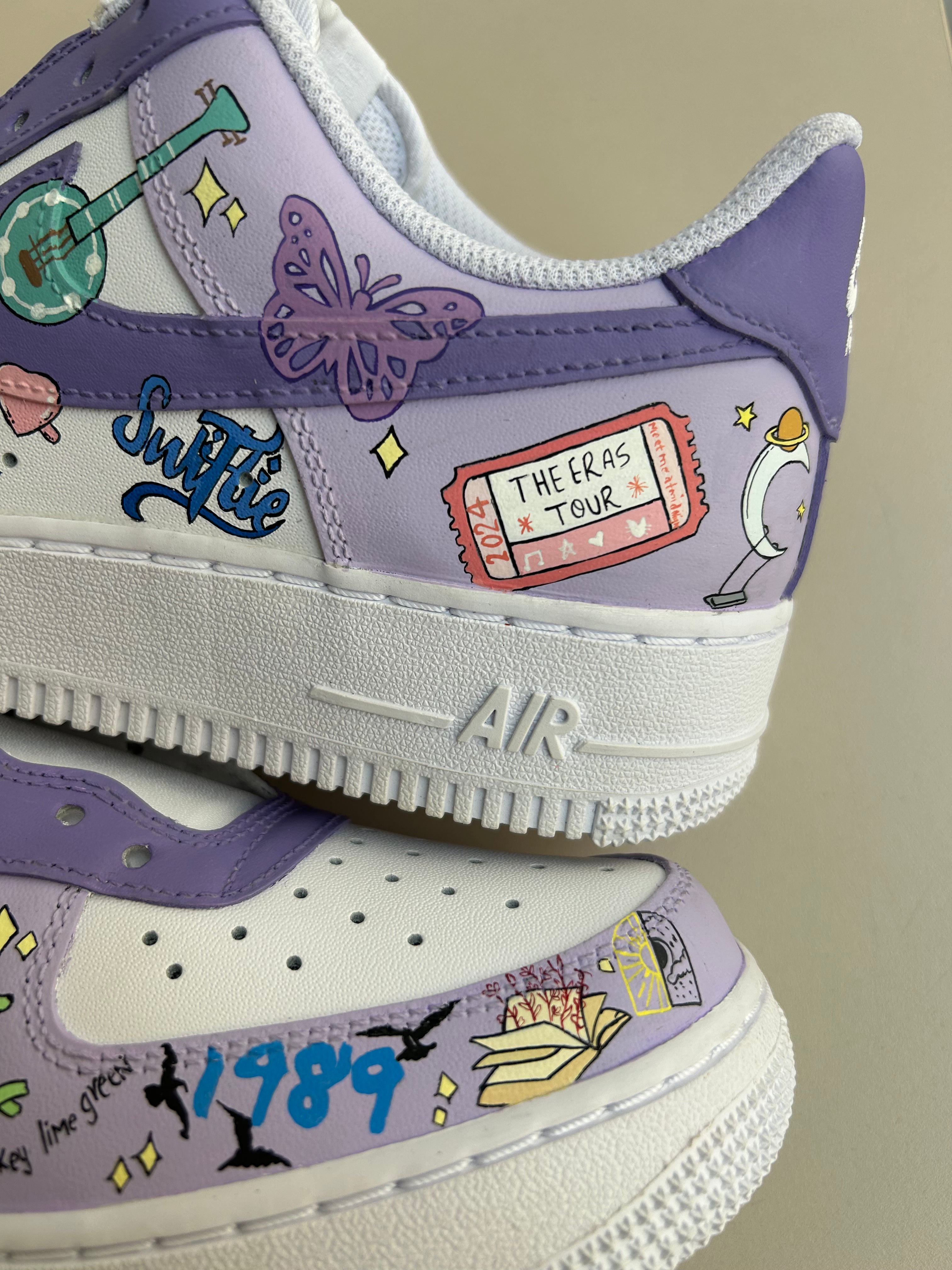 Taylor Swift  Nike Air Force 1 custom sneakers India