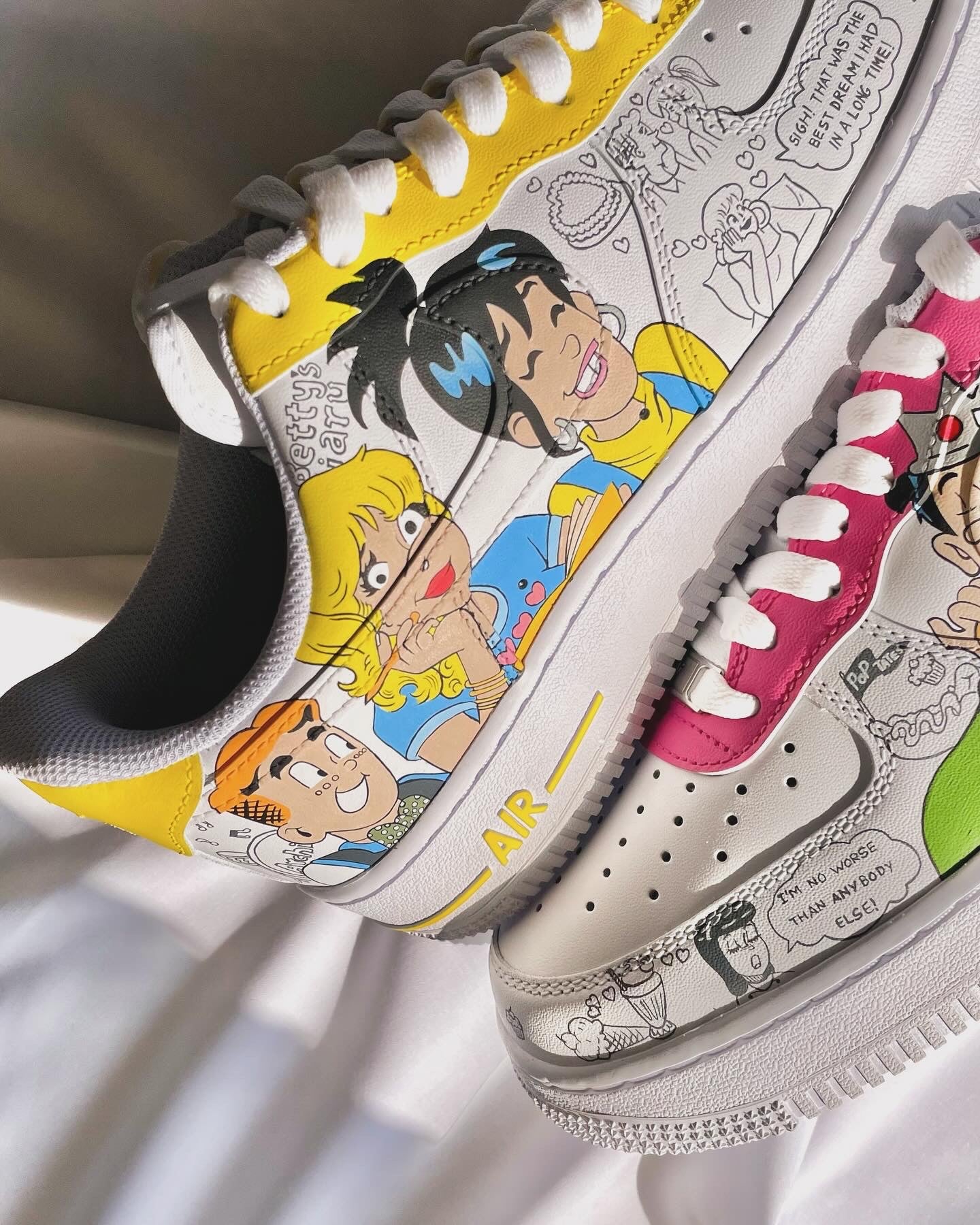 The Archies Comics Nike Air Force 1 custom sneakers India