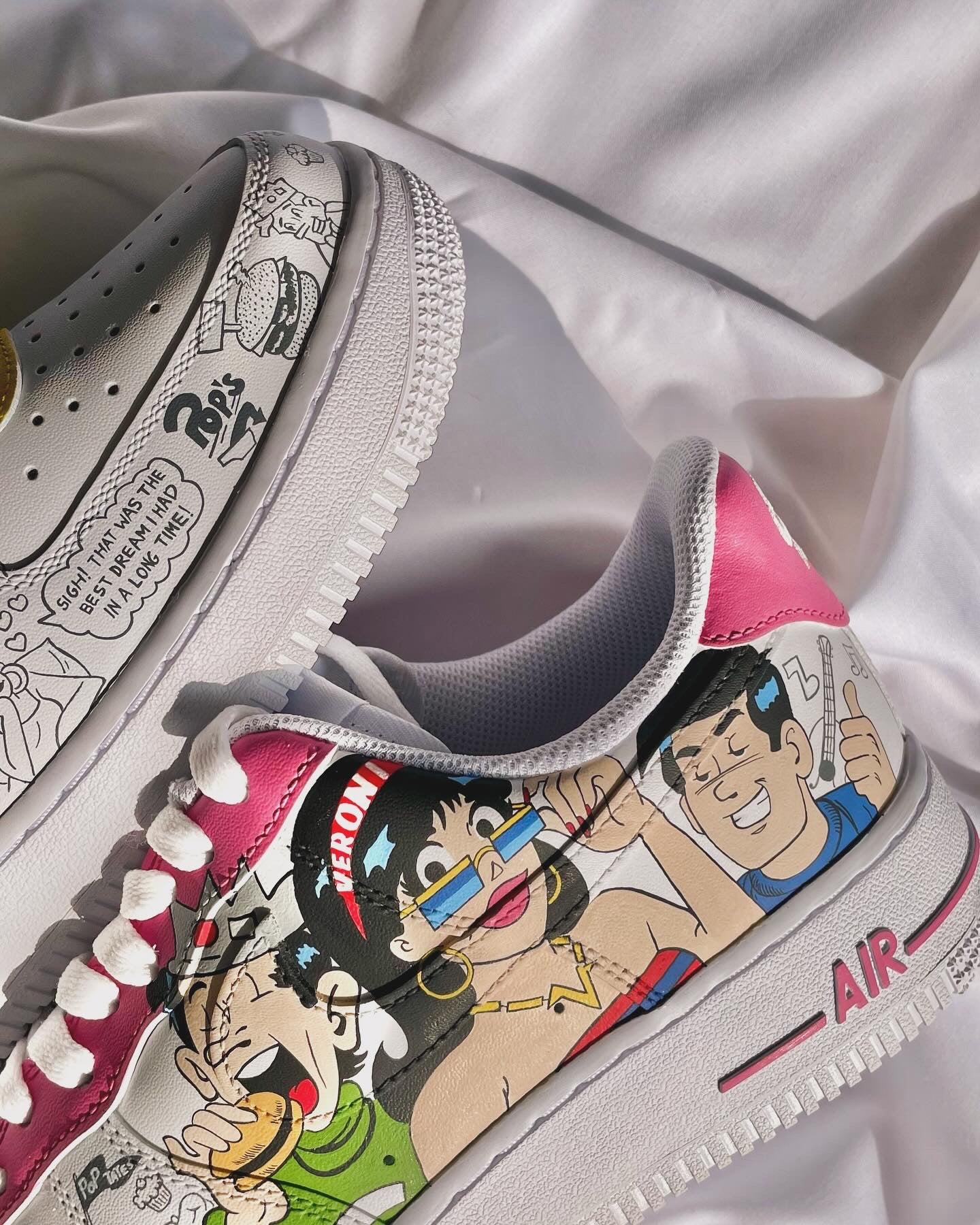 The Archies Comics Nike Air Force 1 custom sneakers India