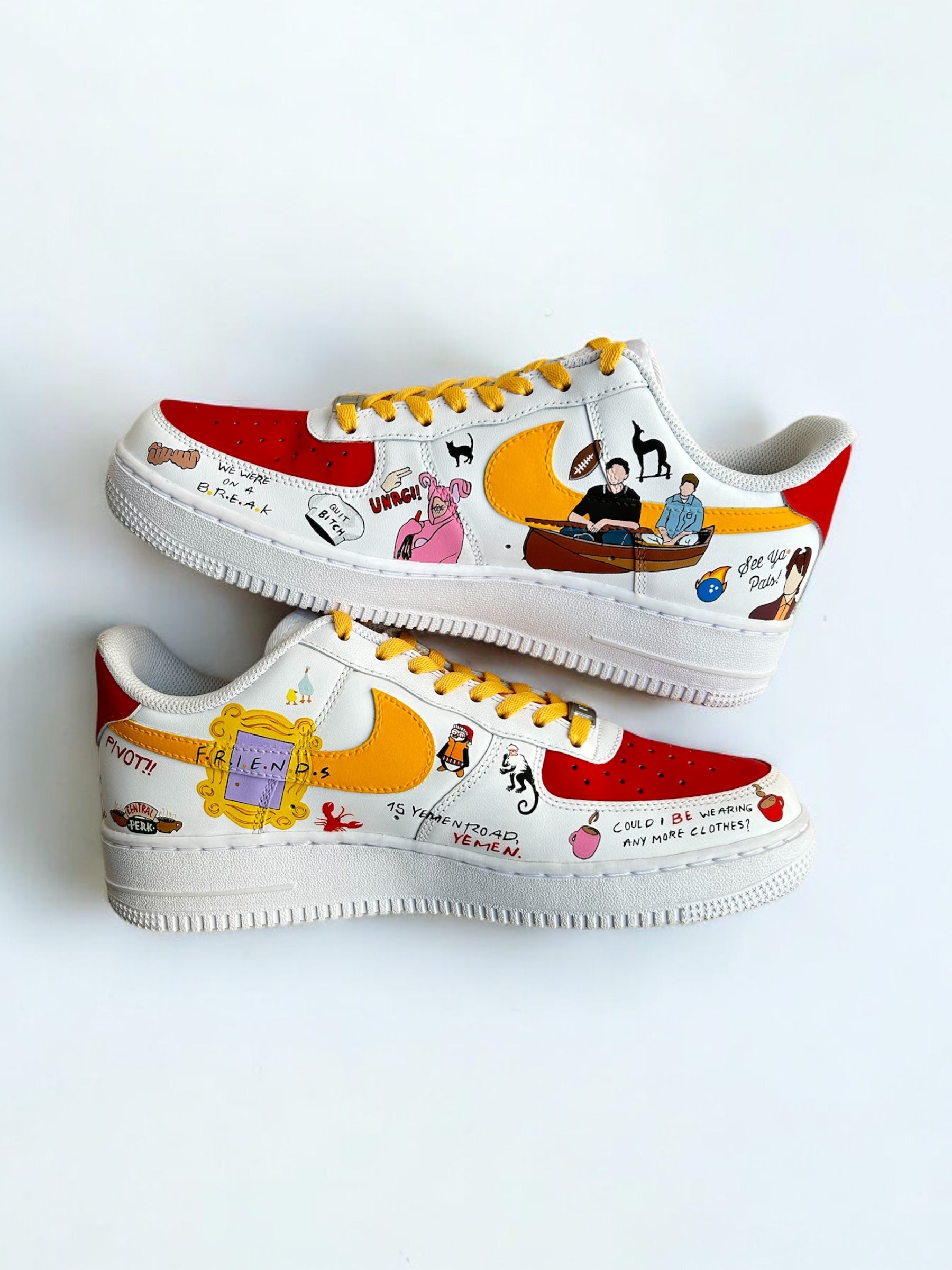 The FRIENDS TV Series Nike Air Force 1 custom sneakers India