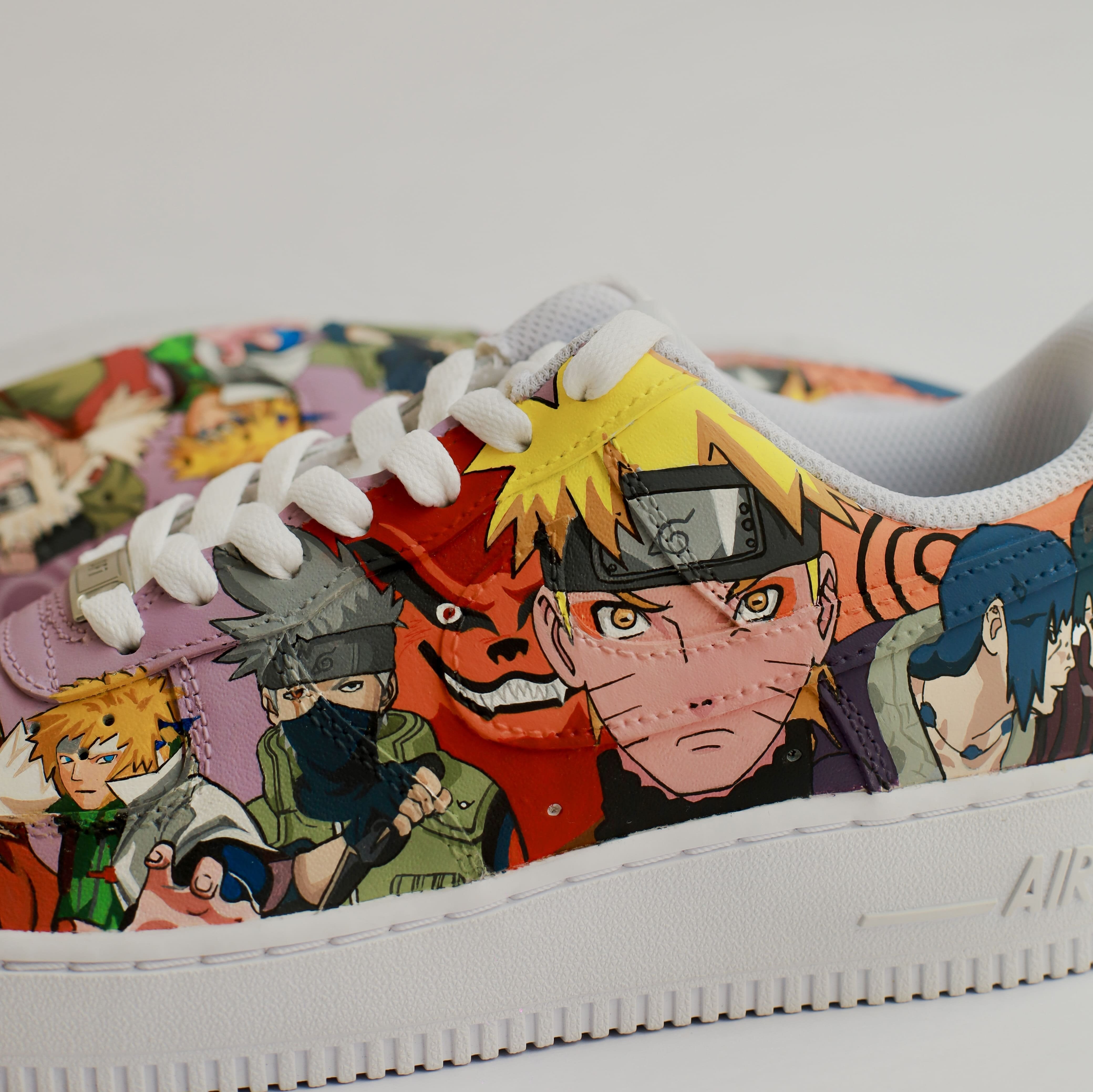 The Ultimate Naruto Anime Nike Air Force 1 custom sneakers India