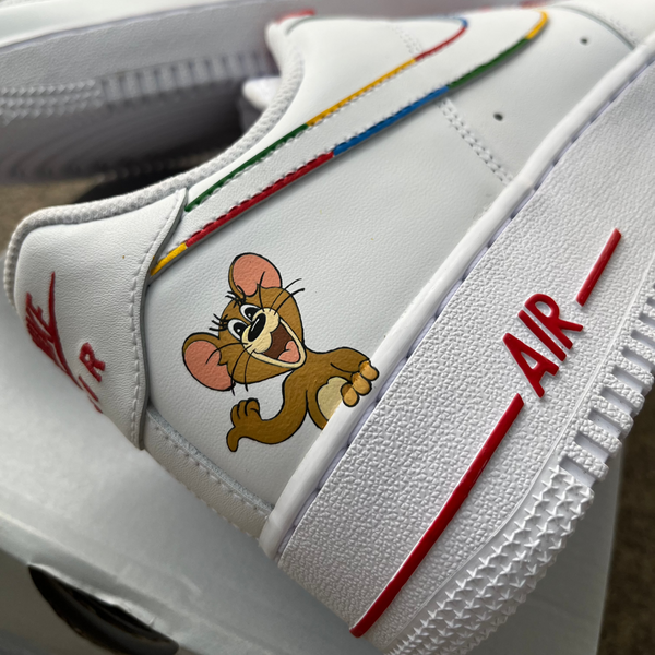 Tom and Jerry Cartoon Network Nike Air Force 1 custom sneakers India