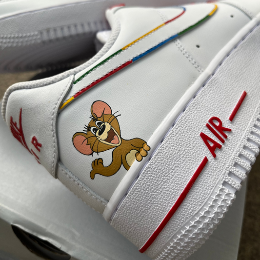 Tom and Jerry Cartoon Network Nike Air Force 1 custom sneakers India