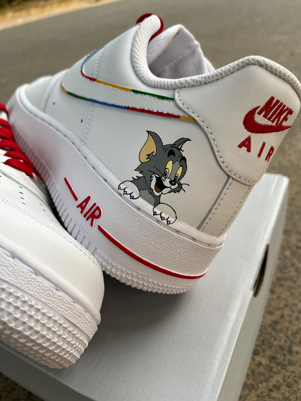 Tom and Jerry Cartoon Network Nike Air Force 1 custom sneakers India