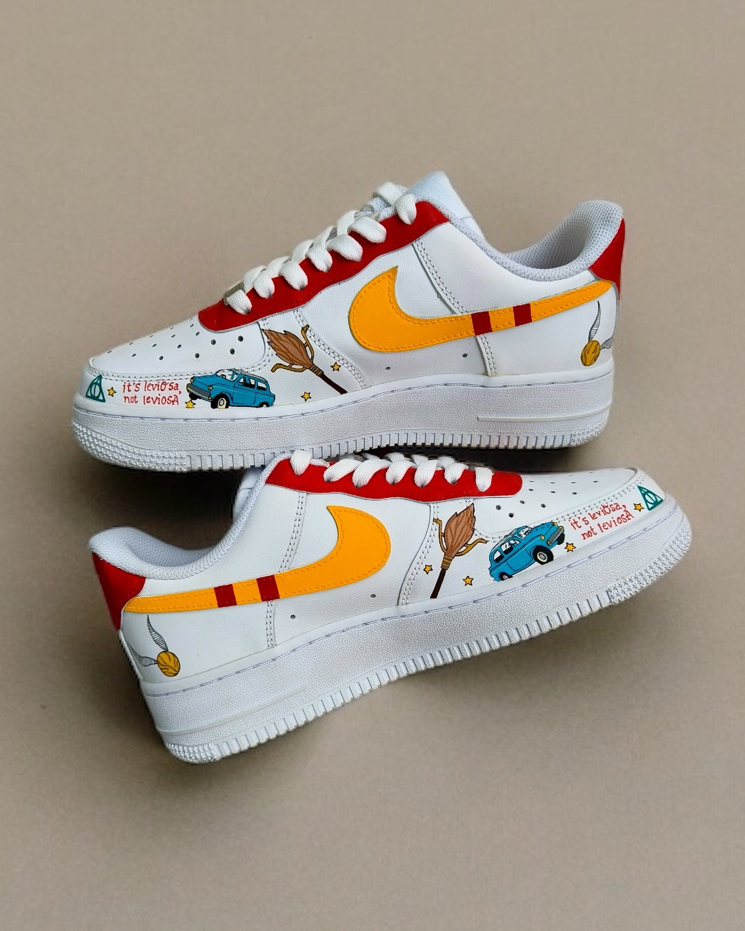 Trip to Hogwarts Harry Potter Nike Air Force 1 custom sneakers India