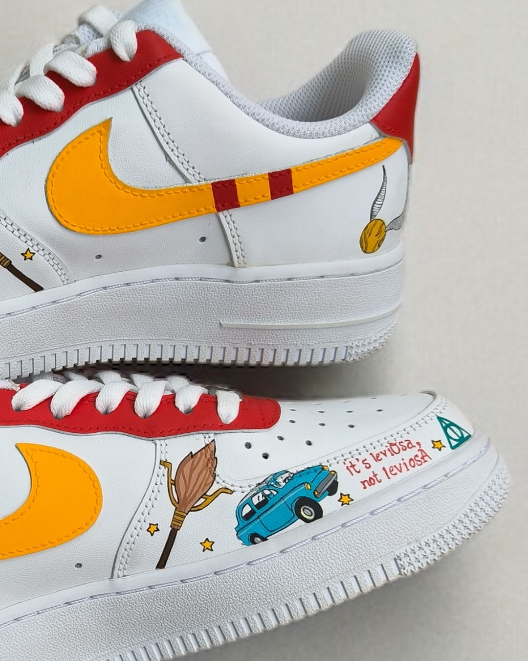 Trip to Hogwarts Harry Potter Nike Air Force 1 custom sneakers India