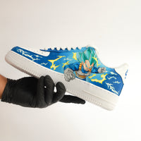 Vegeta Dragon Ball Z Anime Nike Air Force 1 custom sneakers India