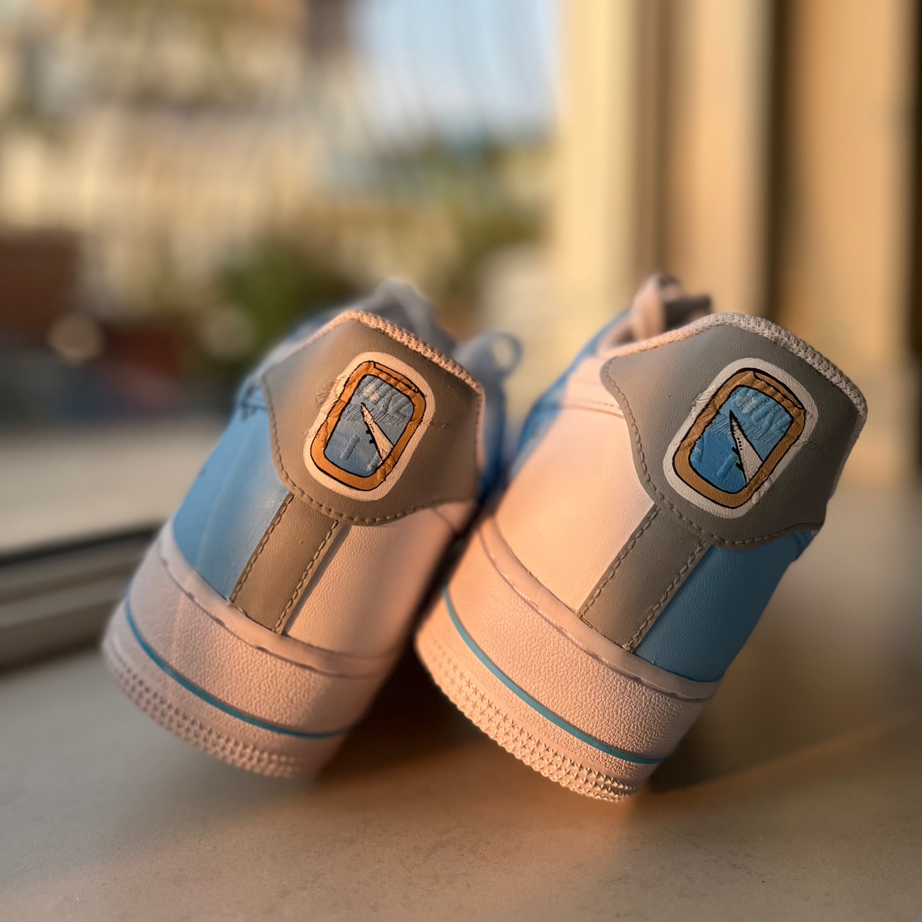 Wanderlust Nike Air Force 1 custom sneakers India