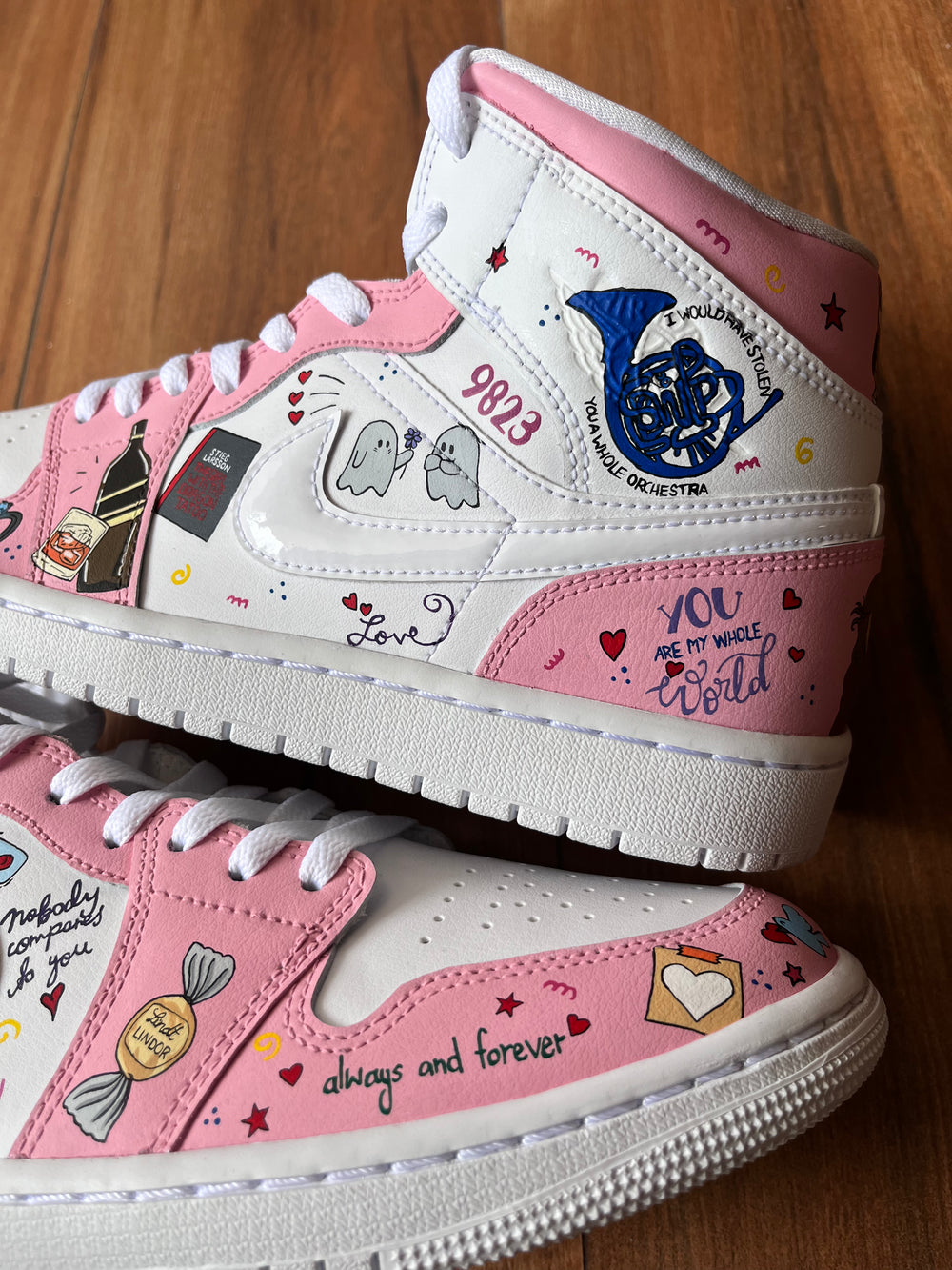 Wear Your Story  Nike AJ1s mid custom sneakers India