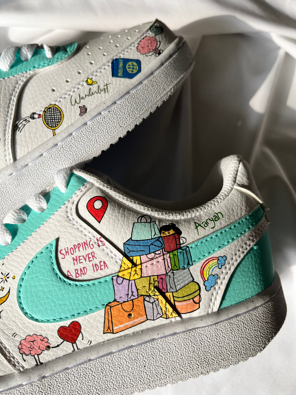Wear Your Story  Nike Court Vision custom sneakers India