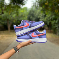 Gengar AF1s custom nike air force 1 — lateral side view, Gengar AF1s art by Moreiarty, India