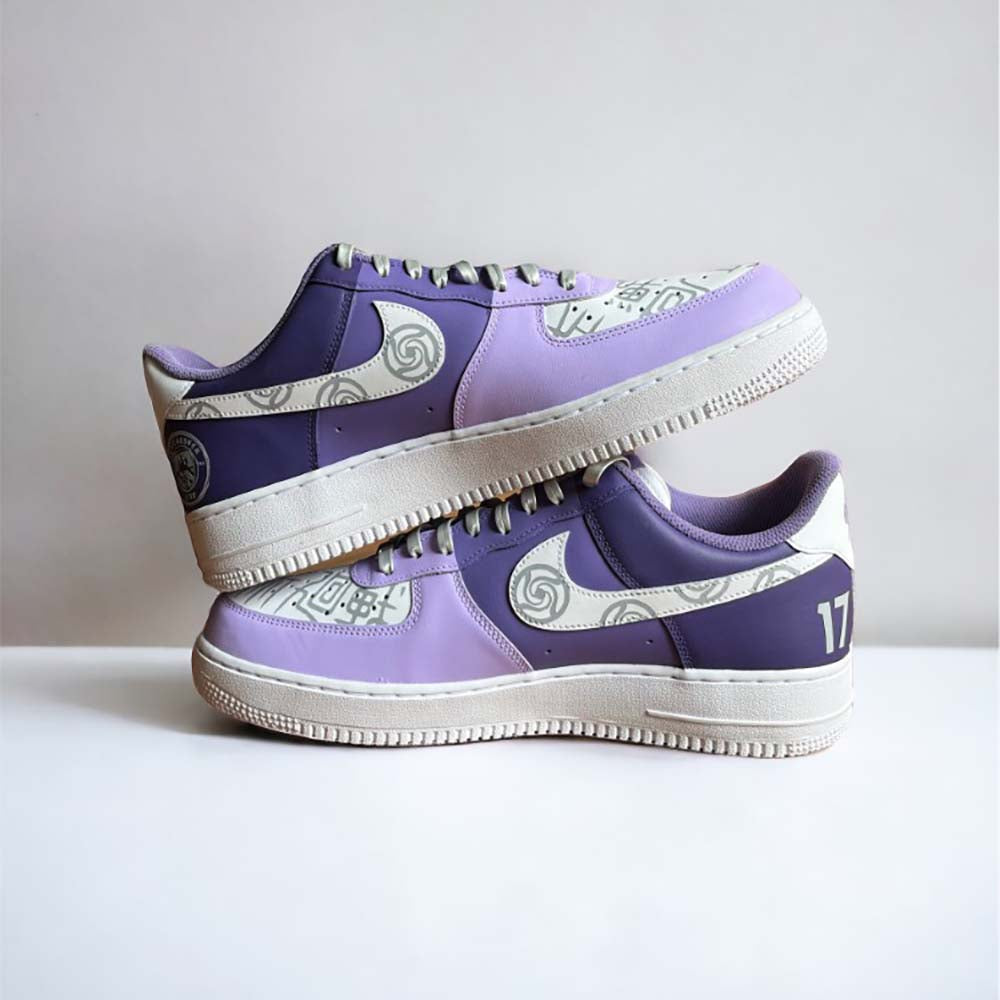 Jujutsu Kaisen AF1s custom nike air force 1 — on foot view, Jujutsu Kaisen AF1s art by Moreiarty, India